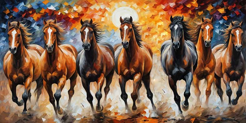 7 Horse Running Vastu